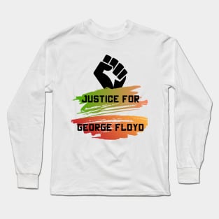 justice for george floyd Long Sleeve T-Shirt